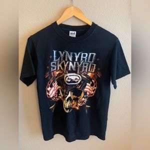 2006 Lynyrd Skynyrd Tour T-Shirt Black Short Sleeve Small